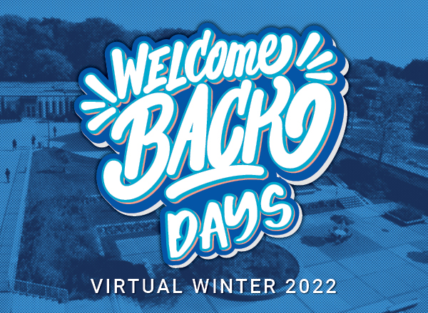 A graphic for Welcome Back Days.
