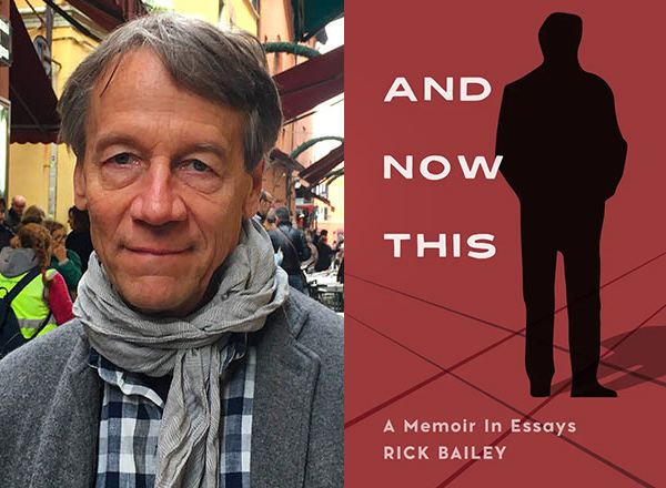 Headshot of Dr. Rick Bailey (left) and cover image of latest book. 