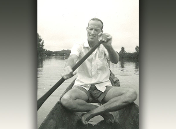 Many kids heard tall tales about their parents walking 20 miles in a blizzard to get to school, but Ed Demerly during his Peace Corps days had to travel to school by boat as did his students, some of whom lived more than a half-hour away.