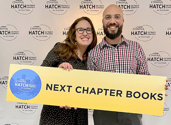 HFC alumna Sarah Williams and her husband Jay are opening a new indie bookstore in Detroit called "Next Chapter Books".