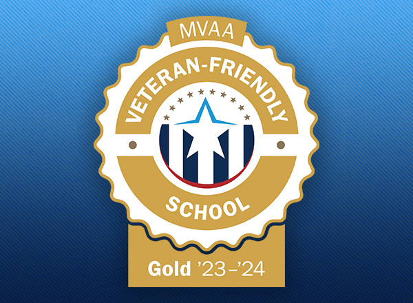 MVAA Veteran-Friendly School Gold seal