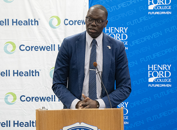 Michigan's Lieutenant Governor Garlin Gilchrist II spoke about the impact of this kind of partnership and his pride in how well Michigan industry, education, and communities work together to support one another’s success.
