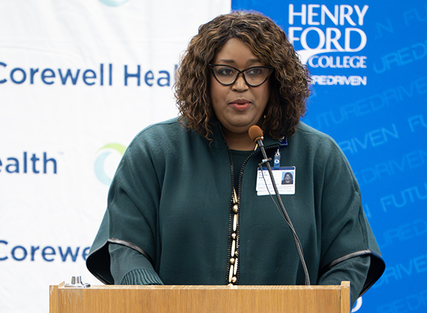Corewell Health Senior Vice President and Chief Nursing Executive Kelli Sadler spoke about how this kind of partnership impacts the future of excellence for Corewell Health.