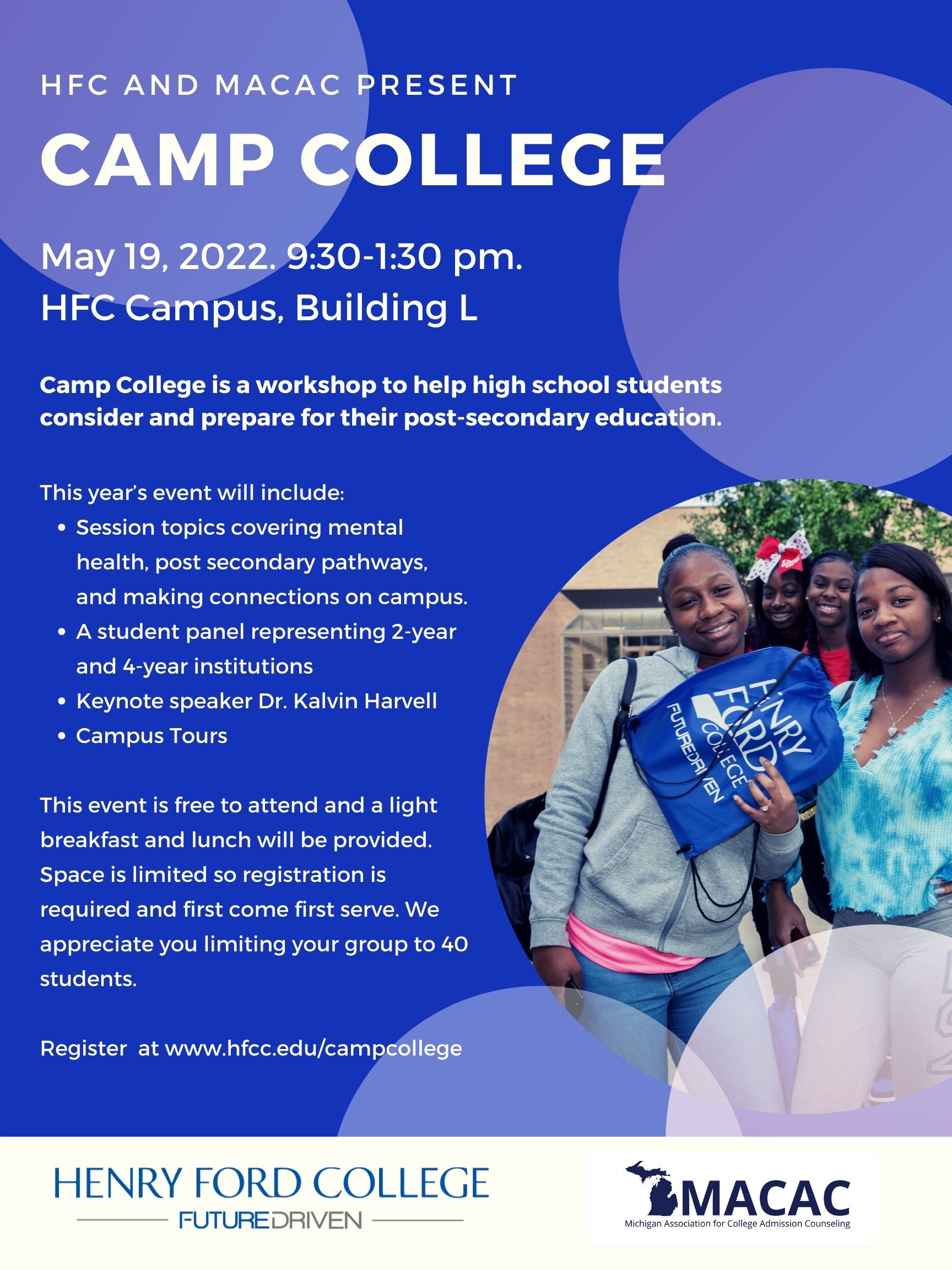 Camp College promotion