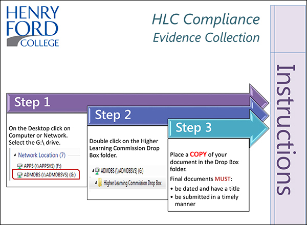 HFC logo, followed by Step 1, Step 2, Step 3 lists of instructions