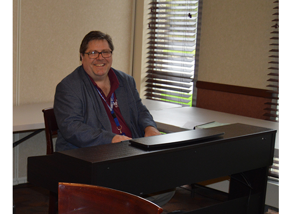 HFC music professor G. Kevin Dewey provided the music. 