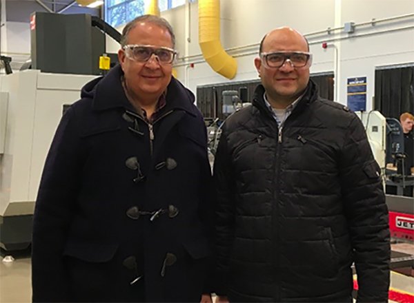Photo of Hassan Nameghi and Ghassan Kridli of UM-Dearborn