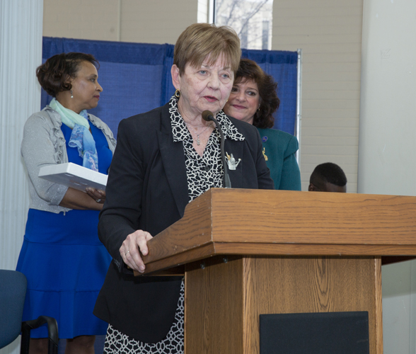 EmmaJean Woodyard received the Gene L. Brazell Community Role Model award