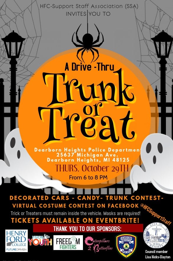 Dearborn Heights event flyer