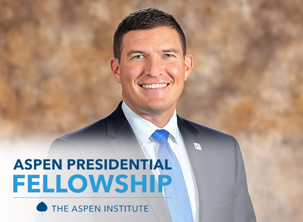 Kavalhuna with Aspen Institute logo