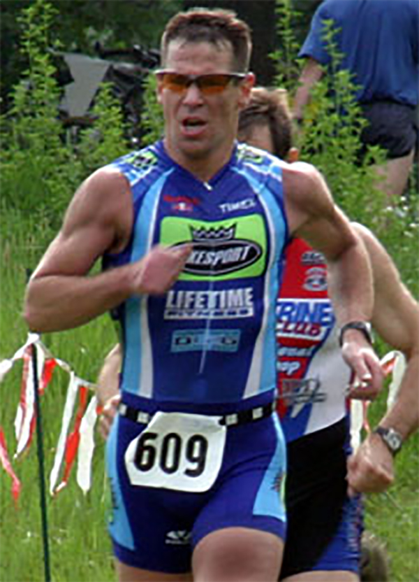 marathon runner in action