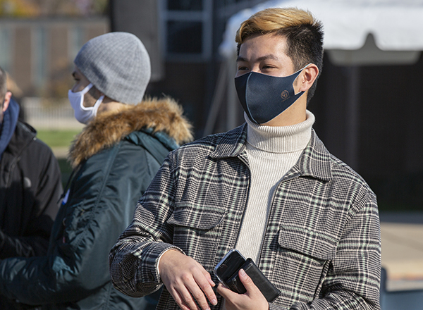A student at the event