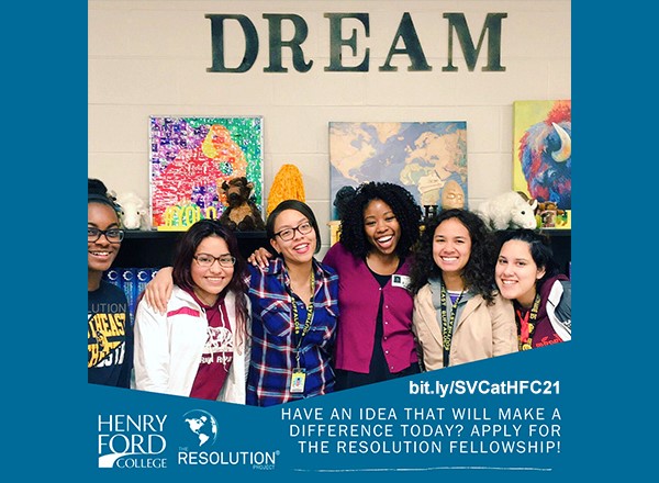 Photo of students preparing for social venture challenge