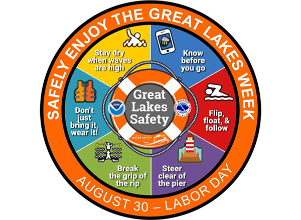 Follow these safety tips while swimming in the Great Lakes. 