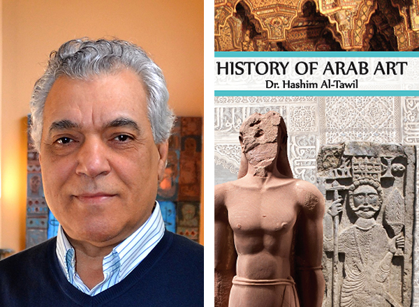 image of author and book cover 