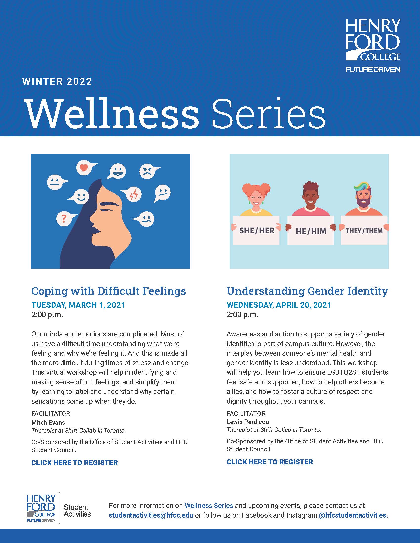 Winter Wellness 2022 flyer