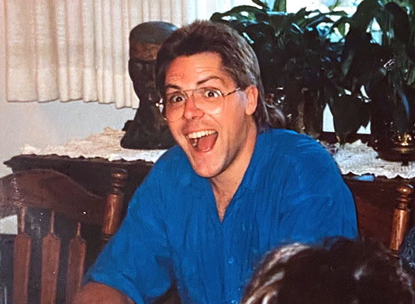 A photo of G. Kevin Dewey in his early HFC days. 