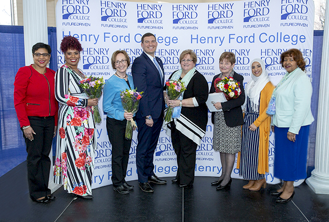 Award winners, panelists, and Dr. Brenda Hildreth