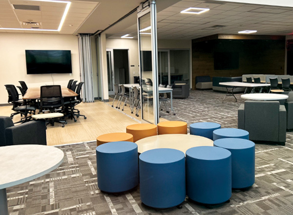 Innovation center in the tech building.