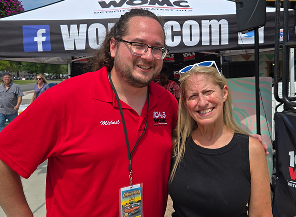 Mike Reynolds and Susan McGraw at Woodward Dream Cruise. 