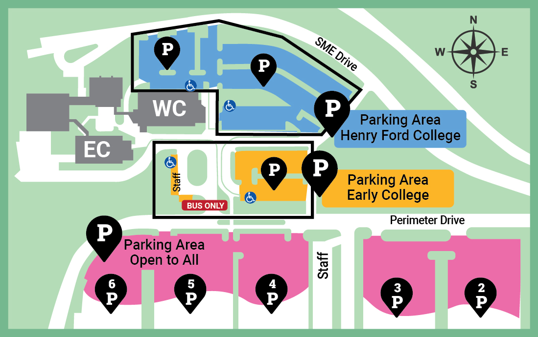 Welcome Center full parking map 2025