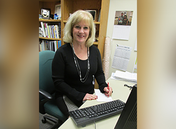 Deb Gates in her office