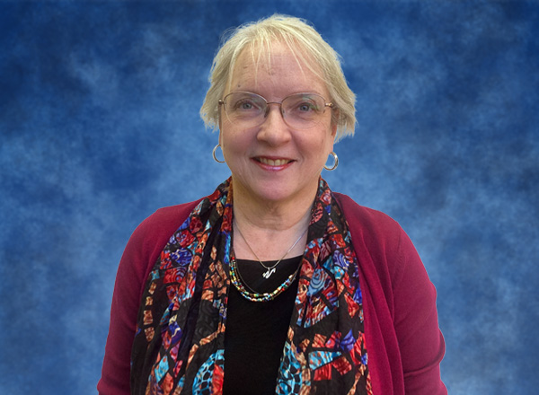 Headshot of Pamela Aue.  