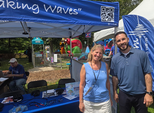 From L-R: WHFR General Manager Susan McGraw and Dearborn Mayor Abdullah H. Hammoud.