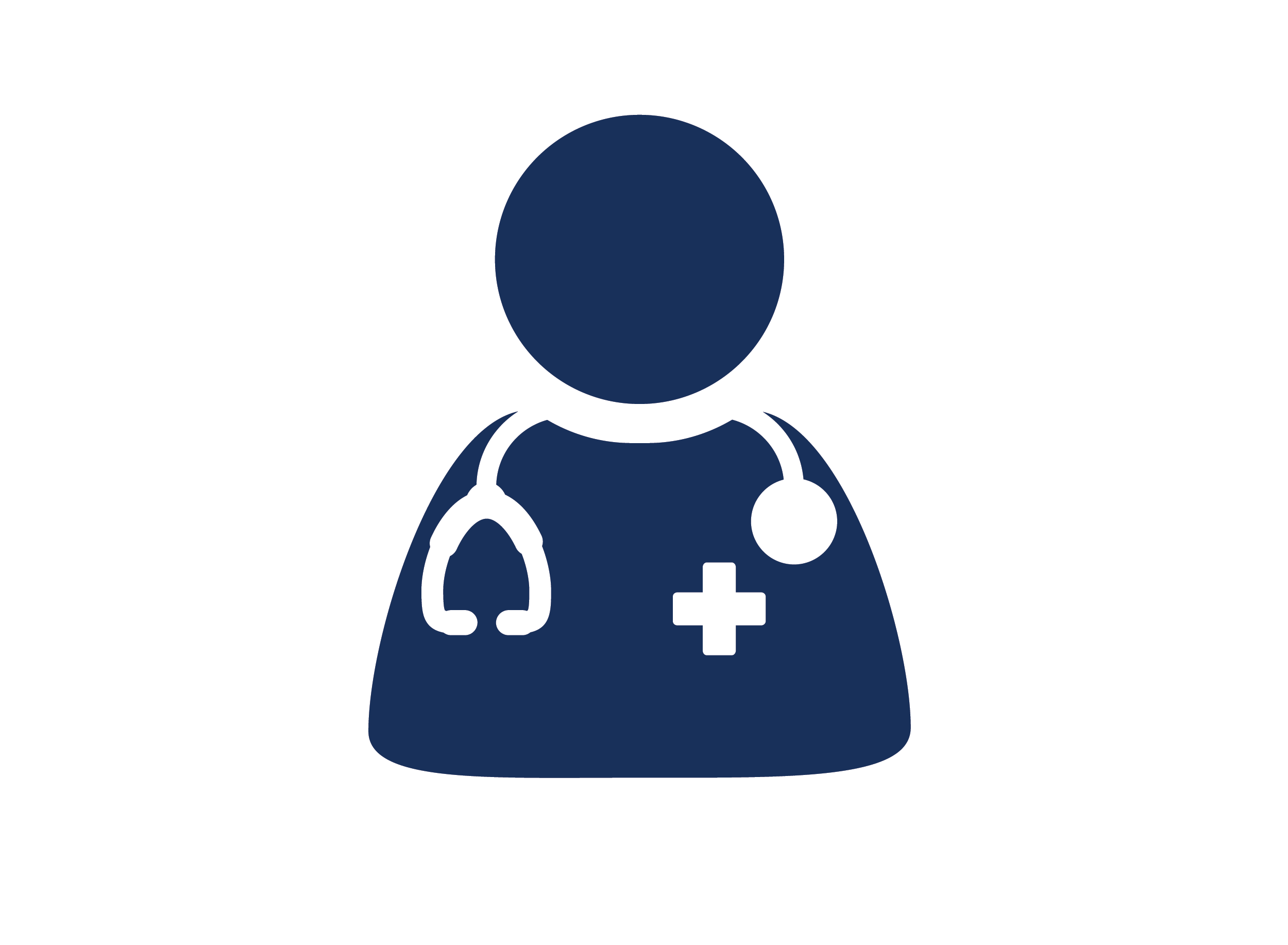 Nursing graphic of person with stethoscope