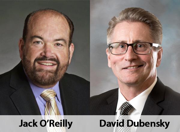 Left: Jack O'Reilly, Right: David Dubensky