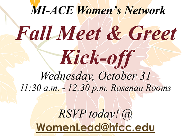 Excerpt from flyer promoting Fall Meet and Greet