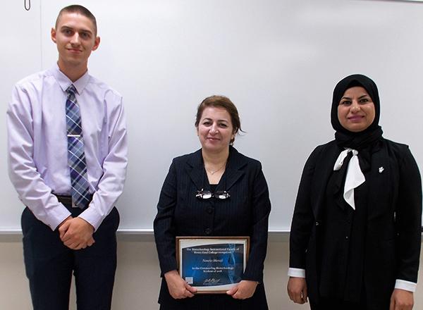 L to R: Trevor Sparks, Nasrin Meraji, and Hana Zwayed