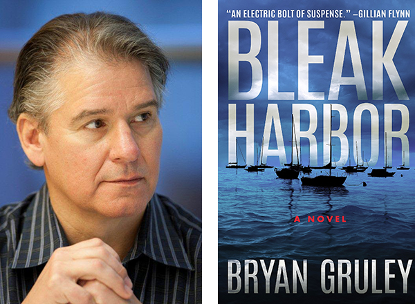 Gruley and his new book cover