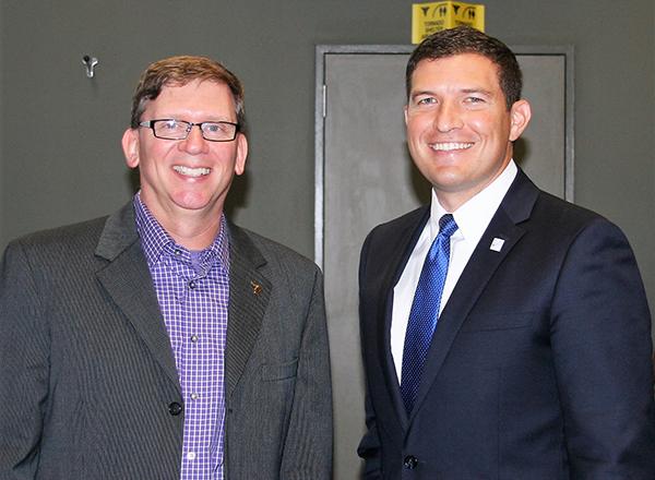 TED's Roger Curtis and Russ Kavalhuna smiling