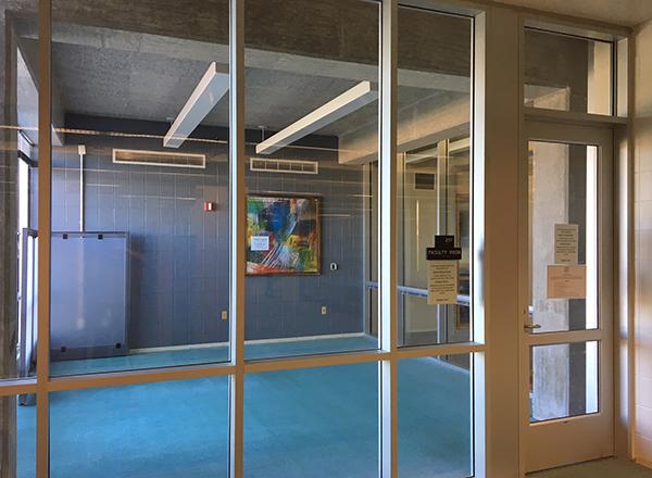 The quiet reflection room