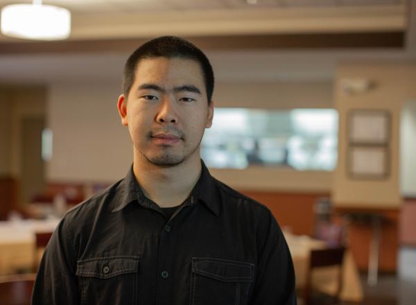 HFC culinary student in 5101 Restaurant