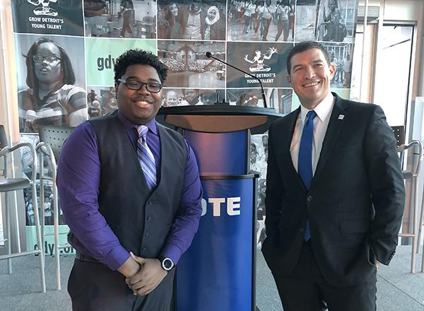 Tyrone Bean with Russell Kavalhuna