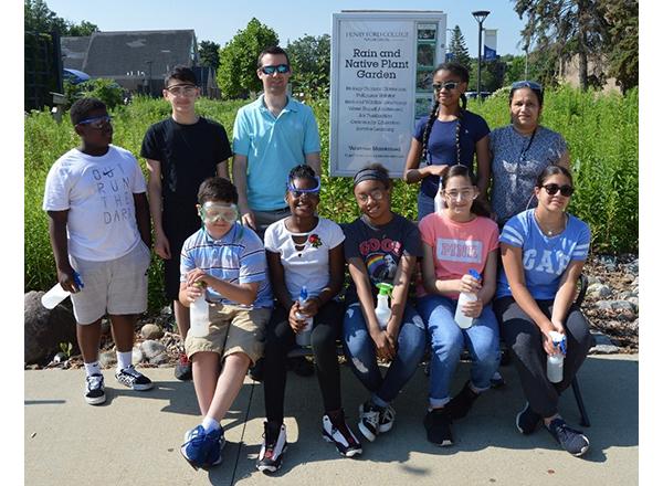 Group photo of Camp Henry Science Campers