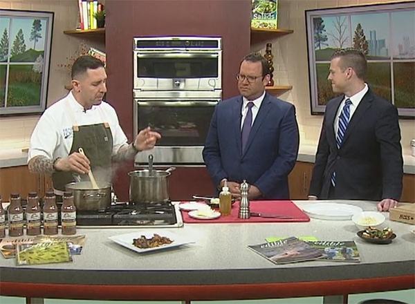 Cosenza with Ermanni and Kevra in the FOX 2 studio