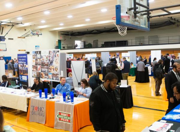 Group of people gathering