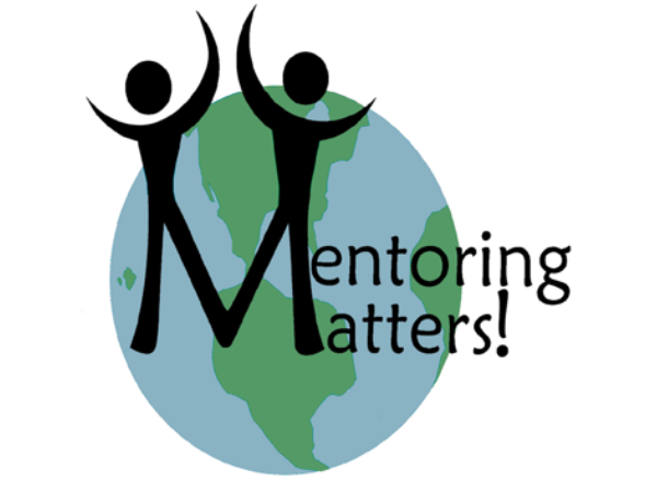 Mentoring Matters on a vector image of two stick figures