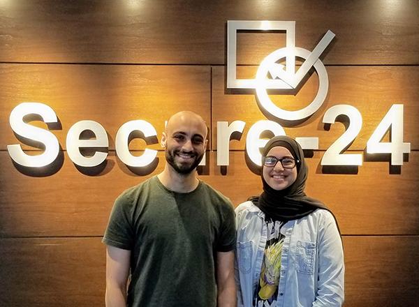 Photo of the Mroue siblings