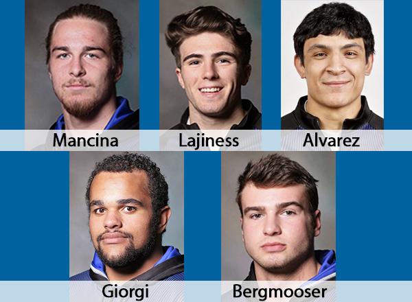 Photo of national qualifying wrestlers