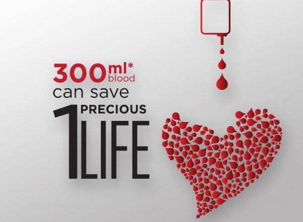 Graphic of blood drive