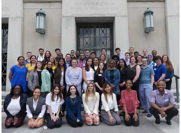 Group shot of UROP students