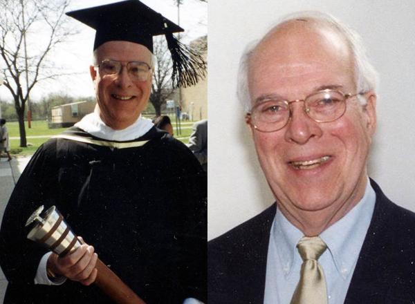 Two photos of William Hackett