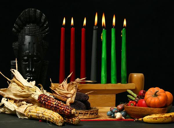 Photo of Kwanzaa table