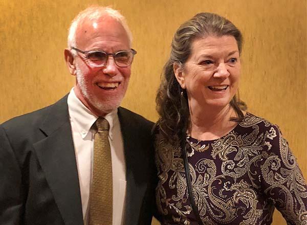 HFC Nursing Program Coordinator Janice Bartos with her husband