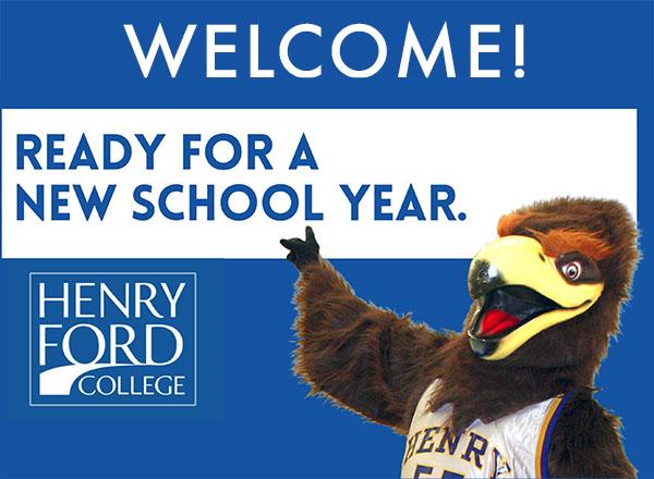 Welcome message with Hawkster