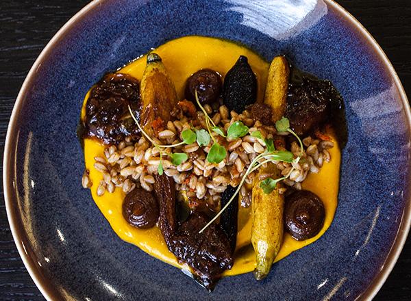 Butternut Squash Tortellini is one of the entrees being offered this semester. 